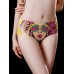 Plus Size Low Waist Seamless Printing Soft Briefs