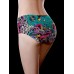 Ice Silk Graffiti Printing Seamless Full Hip Briefs