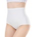 Plus Size Ice Silk Seamless High Waisted Full Hip Briefs