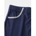 Mens Mesh Breathable Thin Antibacterial Boyshorts Home Boxers Briefs With Pockets