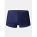 Mens Mesh Solid Color Breathable Thin Boyshorts Ice Silk Arrow Boxers Briefs