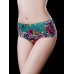 Ice Silk Graffiti Printing Seamless Full Hip Briefs