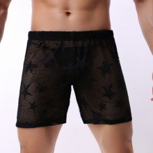 Men’s Mesh Short Comfy Transparent Underpants Underwear Home Lounge  wear