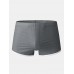 Mens Mesh Solid Color Breathable Thin Boyshorts Ice Silk Arrow Boxers Briefs