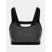 Plus Size Women Sport Contrast Color Quick Dry Workout Fitness Bra