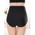 Plus Size Ice Silk Seamless High Waisted Full Hip Briefs