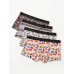 Multipacks Mens Funny Print U Convex Modal Underwear Mid Waist Boxer Briefs