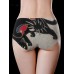 Seamless Cat Printing Ice Silk Low Waist Briefs