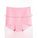 Plus Size Ice Silk Seamless Panties High Waisted Butt Lifter Briefs