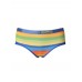 Cotton Rainbow Stripe Printed Low Waisted Briefs