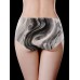 Ice Silk Seamless Printed Mid Waist Briefs