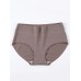 High Waisted Cotton Seamless Lift Hips Briefs