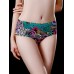 Ice Silk Graffiti Printing Seamless Full Hip Briefs