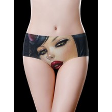 Tempting Printed Seamless Low Waisted Briefs