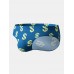 Mens Dollar Pattern Print Swimming Trunks