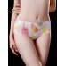 Seamless Cute Pattern Printing Ice Silk Low Waist Briefs