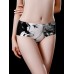 Mid Waisted Printing Seamless Cotton Crotch Briefs