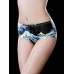 Mid Waist Ice Silk Printed Seamless Breathable Briefs