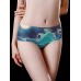 Low Waist Ice Silk Seamless Printed Breathable Briefs