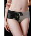 Seamless Cat Printing Ice Silk Low Waist Briefs