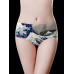 Printed Mid Waist Cotton Crotch Seamless Comfy Briefs