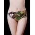 Ice Silk Seamless Low Waist Printing Cotton Crotch Briefs